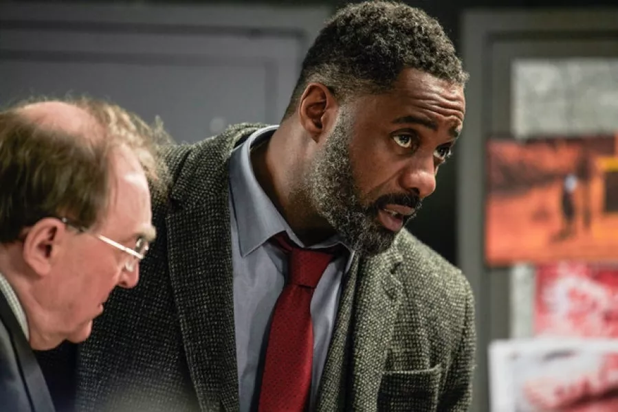 Idris Elba in character in Luther (BBC/PA)