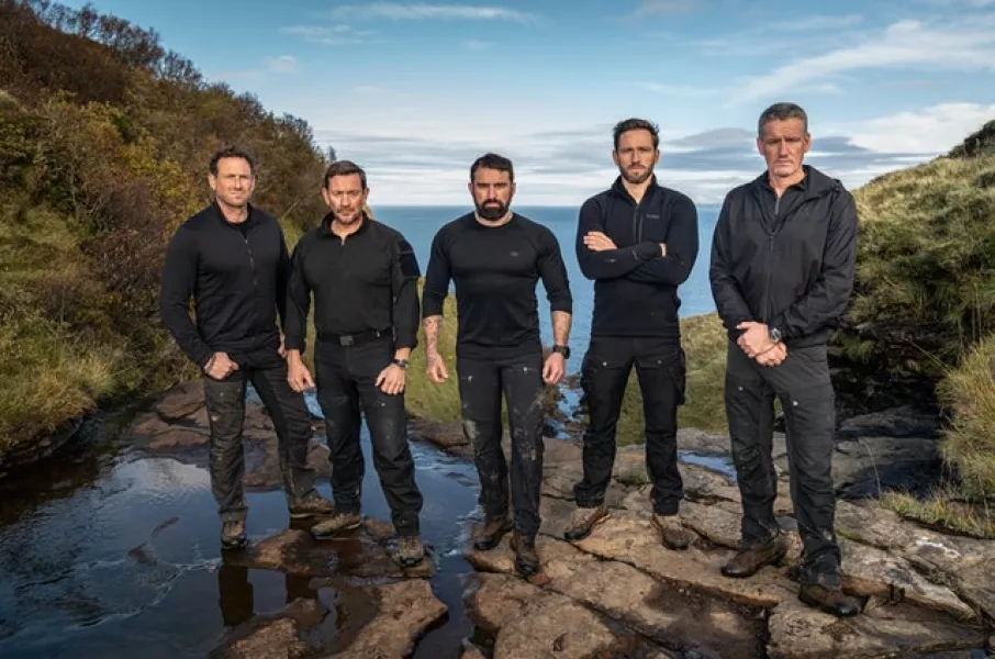 Ant Middleton and staff Jason Fox, Ollie Ollerton, Jay Morton and Mark Billingham (Channel 4/PA)