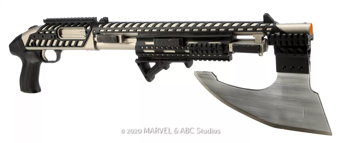 Alphonso ‘Mack’ Mackenzie’s Shotgun Axe from the Marvel TV series Agents Of S.H.I.E.L.D. is going under the hammer (Prop Store/PA)