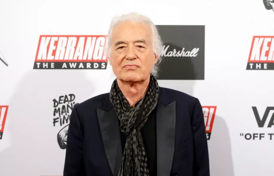 Jimmy Page. Photo: David Parry/PA