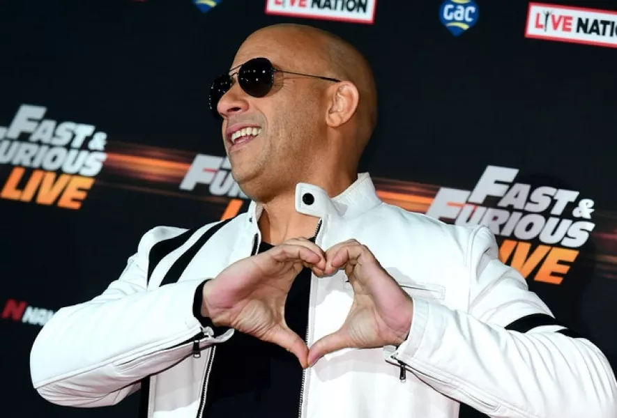 Vin Diesel (Ian West/PA)