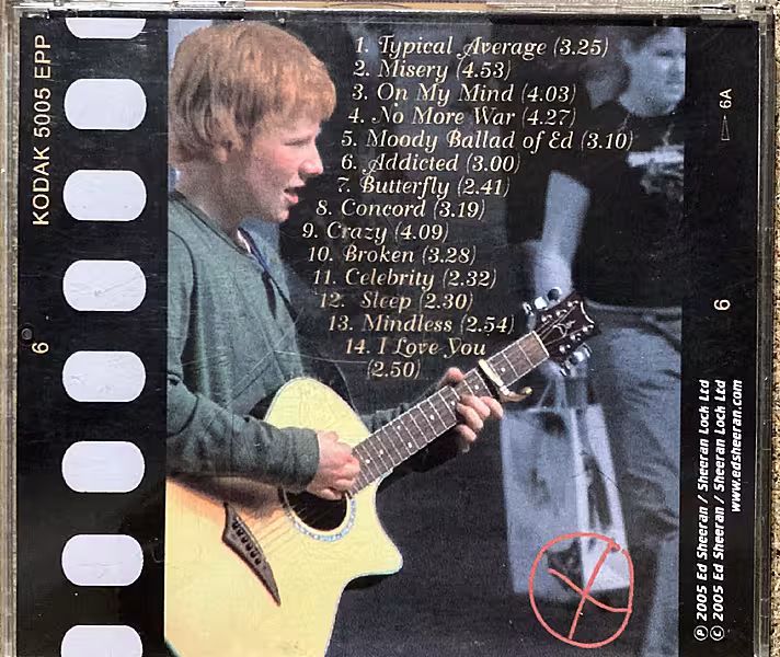 The CD has a list of 14 tracks (Omega Auctions/PA)
