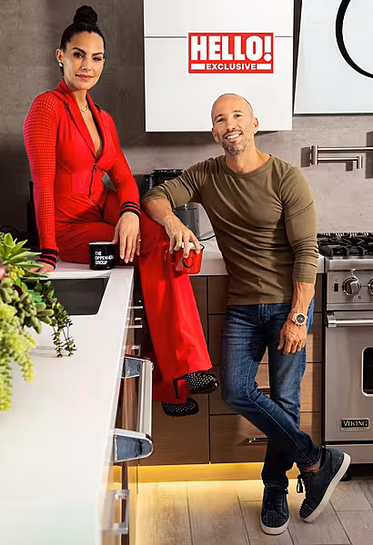 Jason Oppenheim and co-star Amanza Smith (Hello)