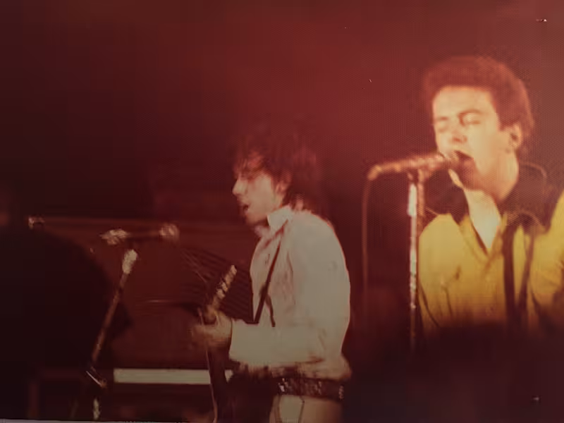The Clash performing at Dunfermline Kinema in 1978 (@hughjeers/PA)