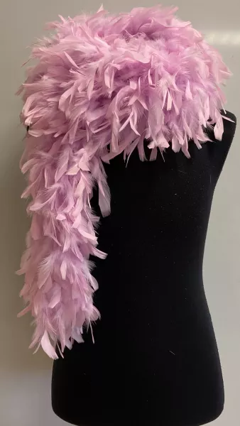 Jimi Hendrix’s pink feather boa (Omega Auctions/PA)