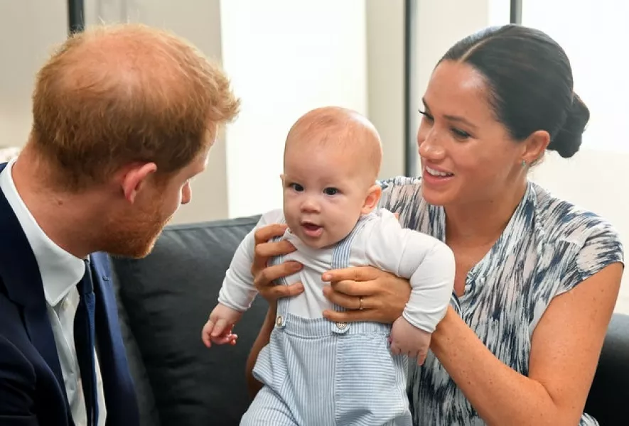Harry and Meghan have begun a new life with son Archie in California. Photo: Toby Melville/PA