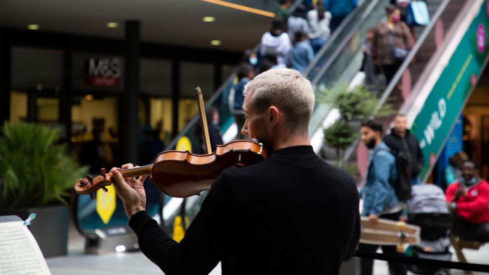 Public Surprised With Royal Philharmonic Orchestra Performance In Wembley Park