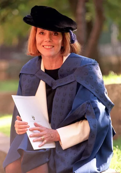 Dame Diana was presented with an honorary degree from the South Bank University in 1996 (PA)