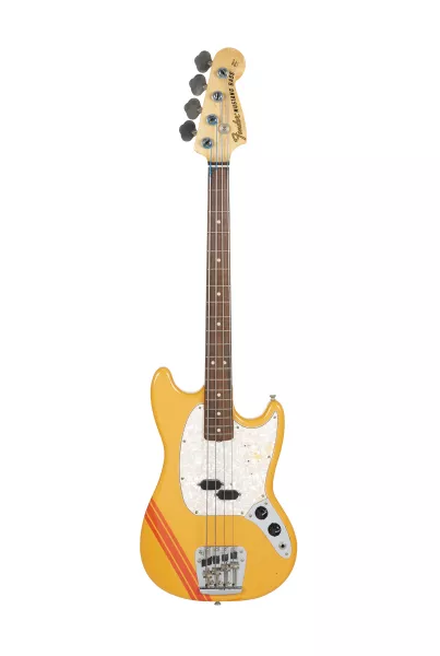 A bass guitar once belonging to former Rolling Stones star Bill Wyman has sold at auction for a record-breaking price (Julien’s Auctions/PA)