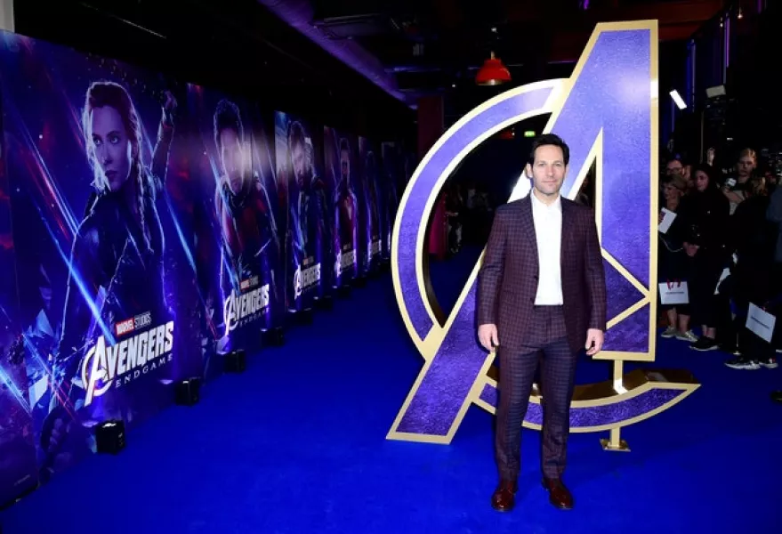 Paul Rudd, who plays Ant-Man, is known for his youthful looks (Ian West/PA)