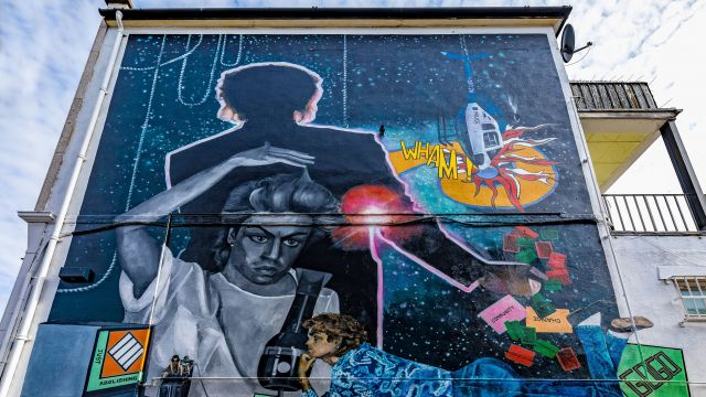 George Michael Giant Mural Unveiled In The Area Where He Grew Up