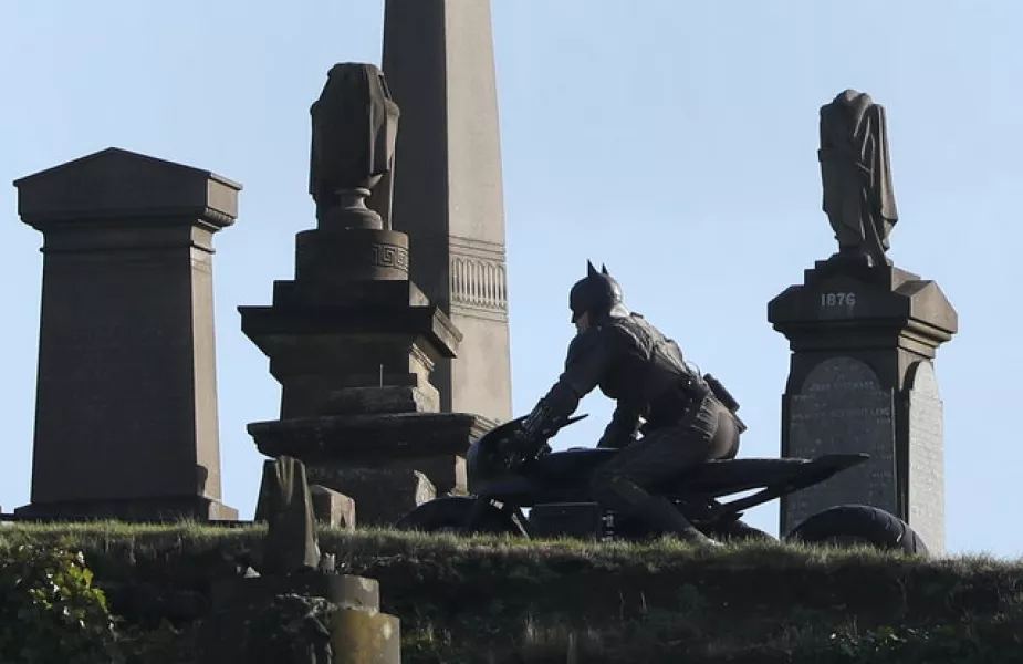 Filming took place in Glasgow Necropolis cemetery earlier this year (Andrew Milligan/PA)