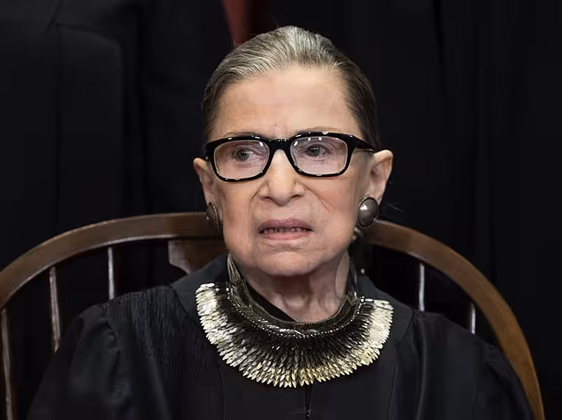 Celebrities have paid tribute to Supreme Court Justice Ruth Bader Ginsburg, following her death aged 87 (AP Photo/J. Scott Applewhite, File)