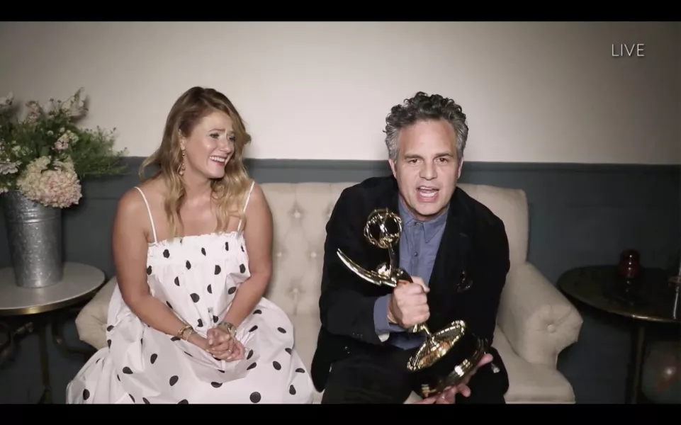 Mark Ruffalo won for I Know This Much Is True and warned Americans they face a ‘big, important moment’ ahead of November’s presidential election (ABC/PA)