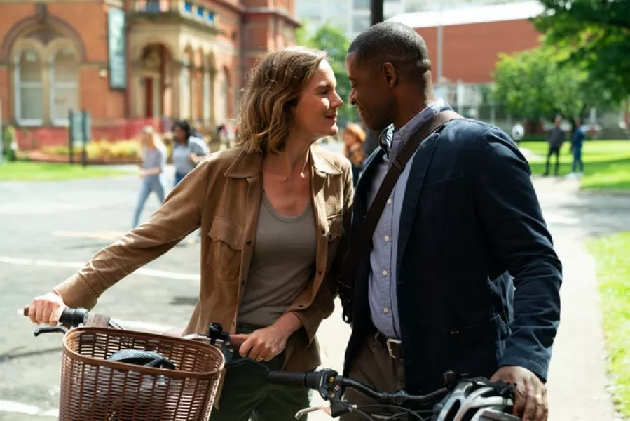 Rachael Stirling as Kelly and Adrian Lester as David in Life (BBC)