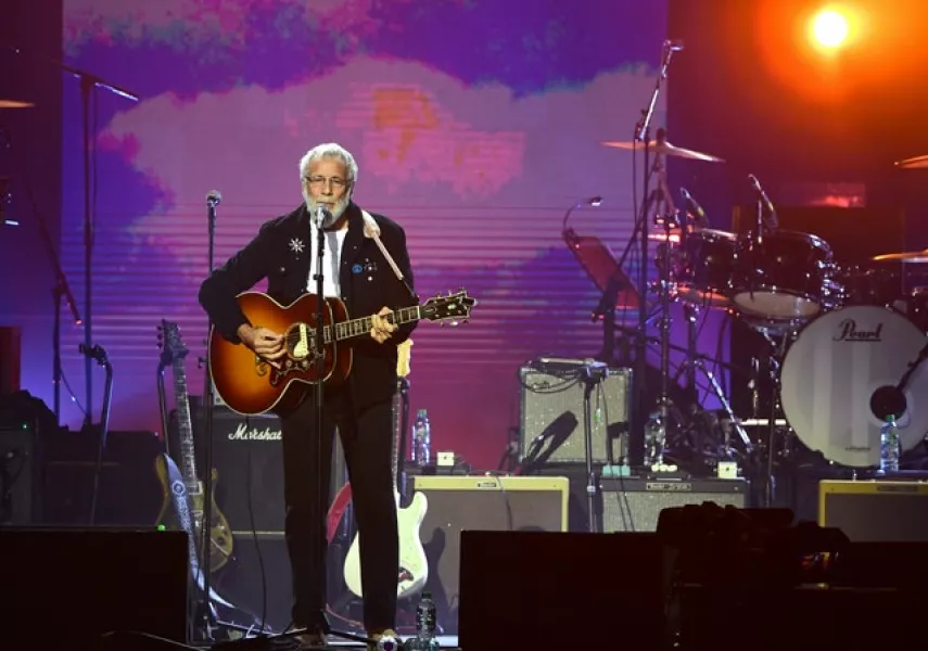 Yusuf/Cat Stevens on stage (Ian West/PA)