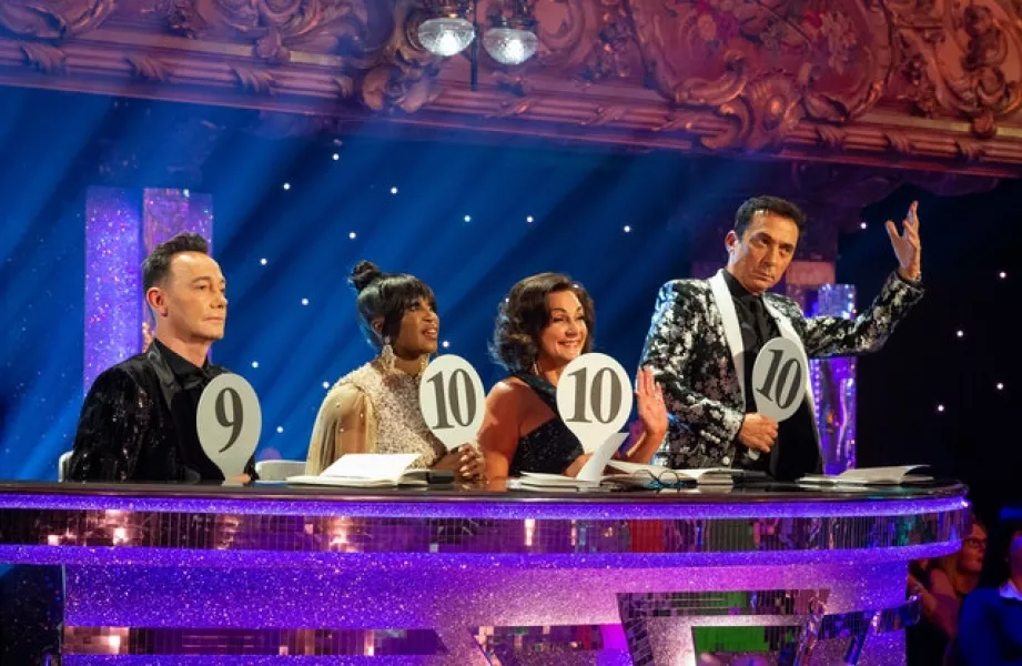 The Strictly Come Dancing judges (Guy Levy/PA)