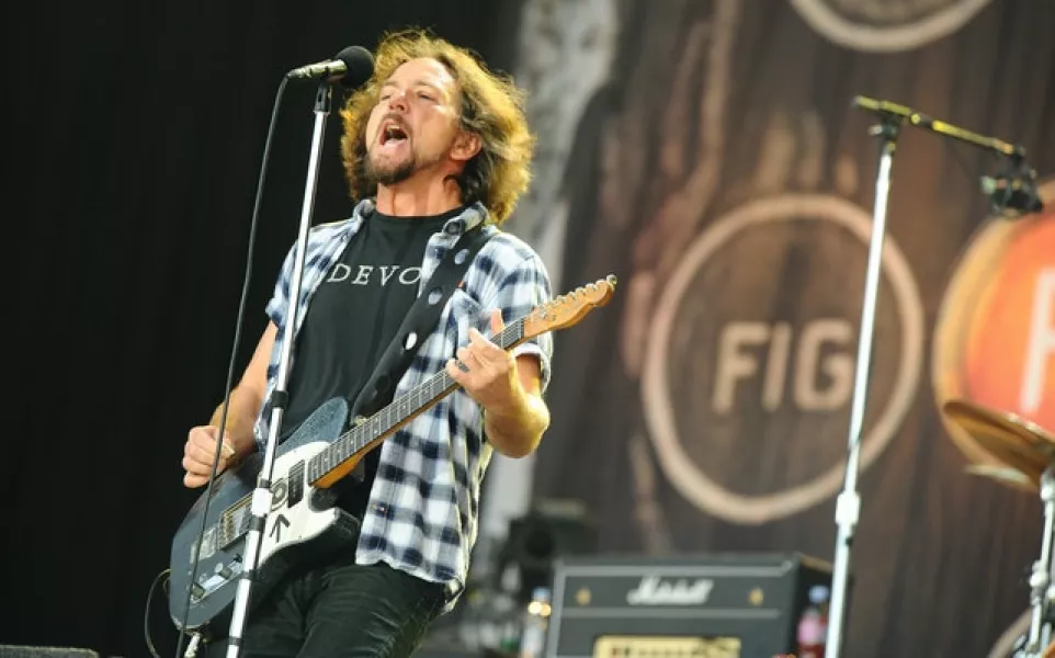 Pearl Jam perform at the Hard Rock Calling Festival in London (Ian West/PA)