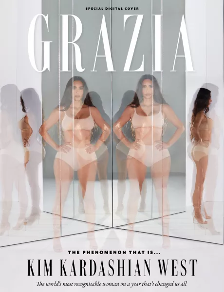 Kim Kardashian West graces the cover of Grazia magazine (Grazia/PA)