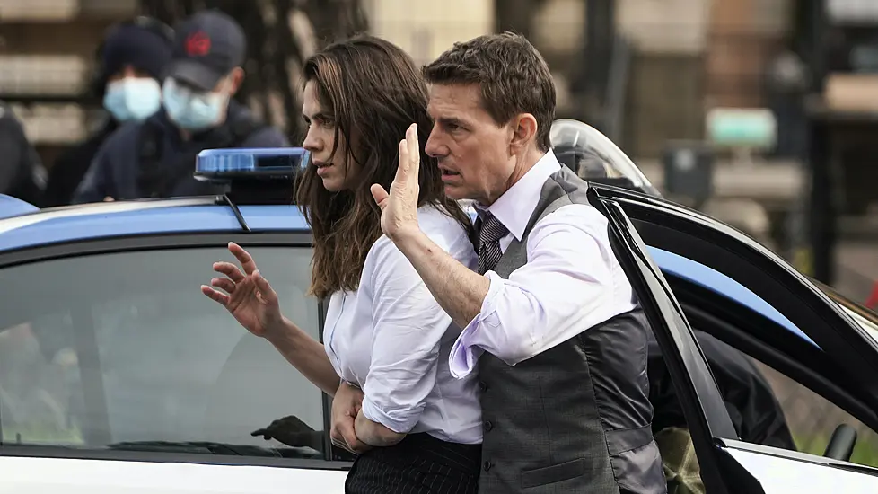 Tom Cruise And Hayley Atwell Film Mission: Impossible On Streets Of Rome