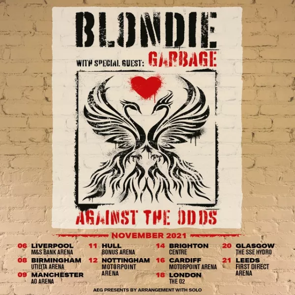 The band’s new tour poster (Blondie/PA)