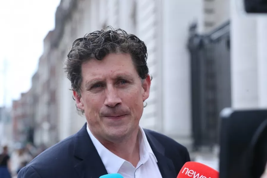 Eamon Ryan’s pitch focused on his experience in government (Niall Carson/PA)