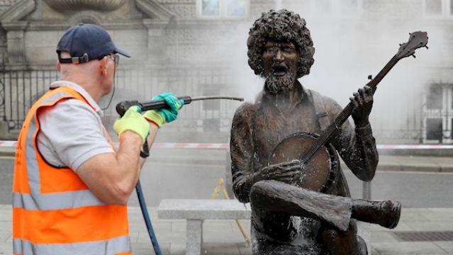Gardaí Charge Man With Vandalism Of Luke Kelly Statue