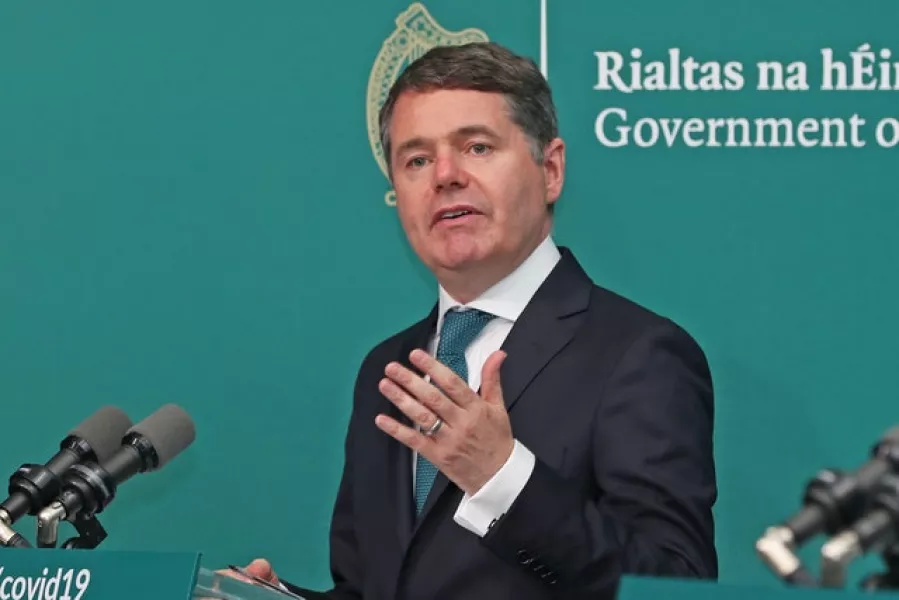 Finance Minister Paschal Donohoe said cutting the standard VAT rate was more effective (Julien Behal/PA)