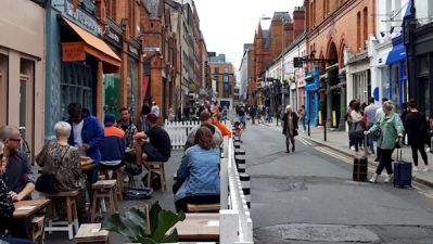 Dublin Pedestrianisation Trial Extended With Permission For Street Furniture