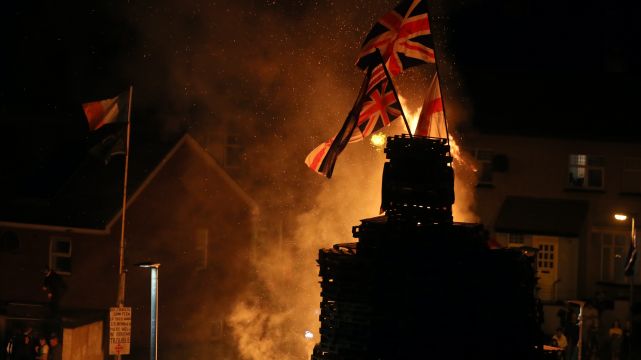 Controversial Nationalist Bonfires Lit In Derry