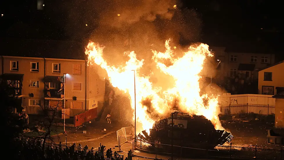 Placing Of Poppy Wreaths On Derry Bonfire Condemned