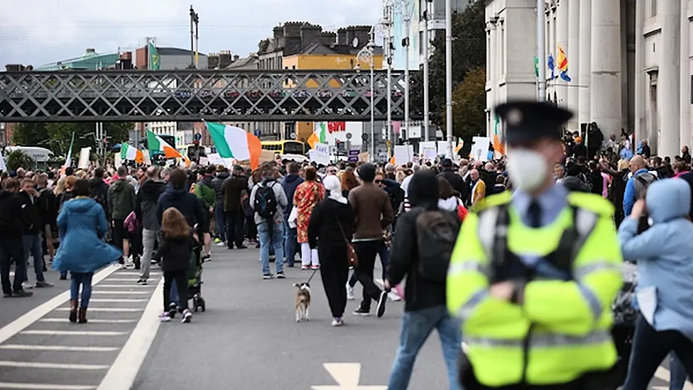 Three Men Charged After Being Arrested At Anti-Lockdown Protest