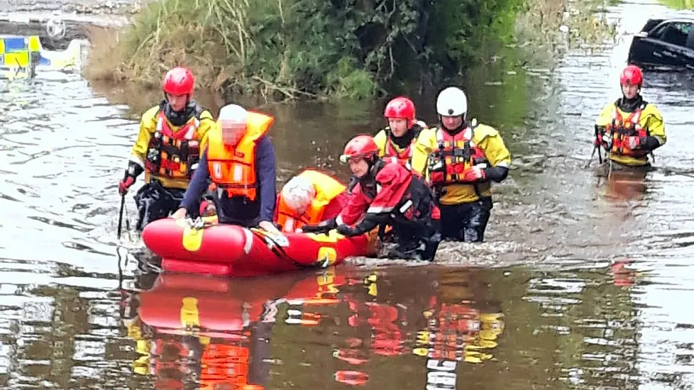 Almost 40 People Rescued From Flood Water In Northern Ireland