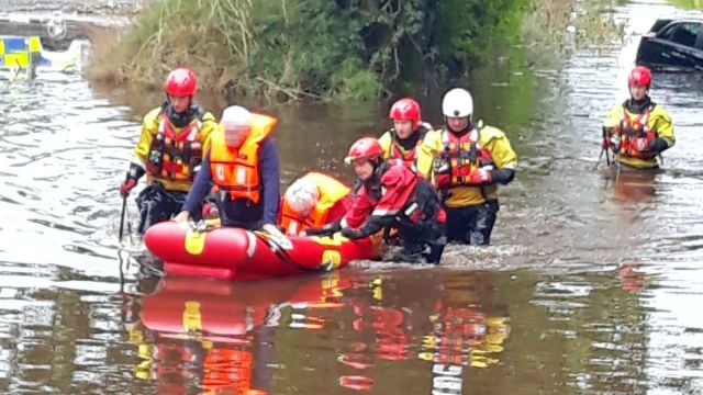 Almost 40 People Rescued From Flood Water In Northern Ireland