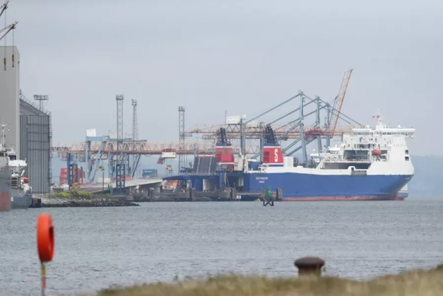 Mr Donaldson said the DUP had always been opposed to any move to create a customs border for goods moving across the Irish Sea. Photo: Niall Carson/PA