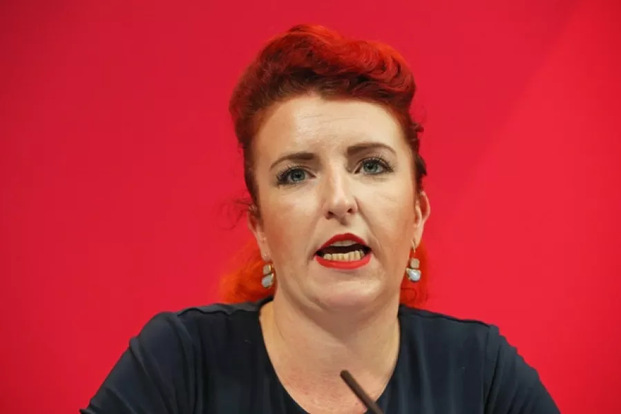 Louise Haigh called on Mr Lewis to deliver ‘certainty’ for Northern Ireland (Jonathan Brady/PA)