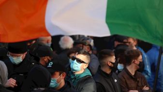 Photos: Violent Clashes Between Dublin Protest Groups