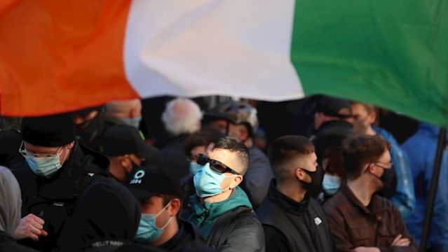 Photos: Violent Clashes Between Dublin Protest Groups