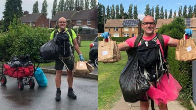 Teacher ‘Inundated With Support’ As He Delivers Free School Meals On Foot