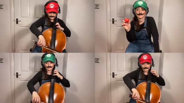 Cellist Performs Super Mario Bros Music In Four-Part Youtube Video
