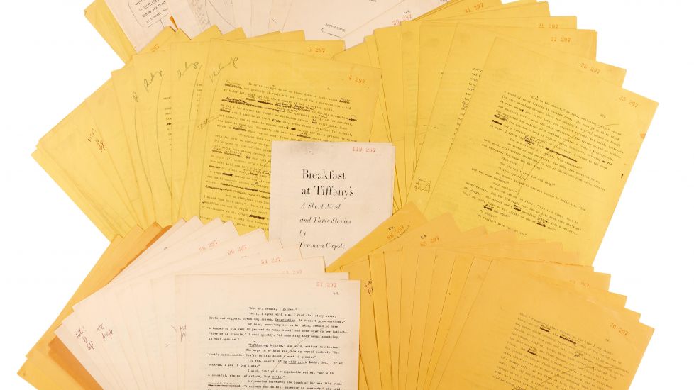 Breakfast At Tiffany’s Manuscript Sells For Over €400,000 At Auction