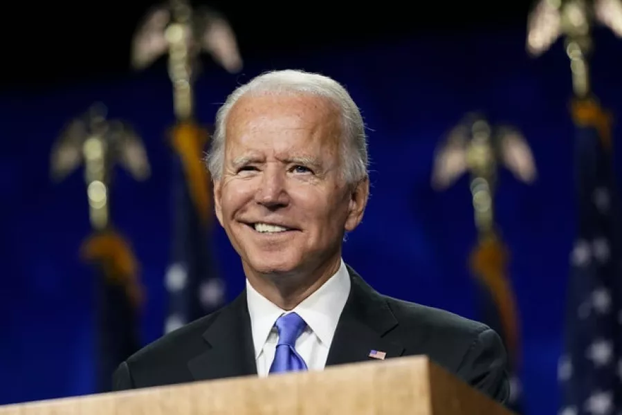 Joe Biden at the Democratic National Convention in Wilmington, Delaware. Photo: Andrew Harnik/AP
