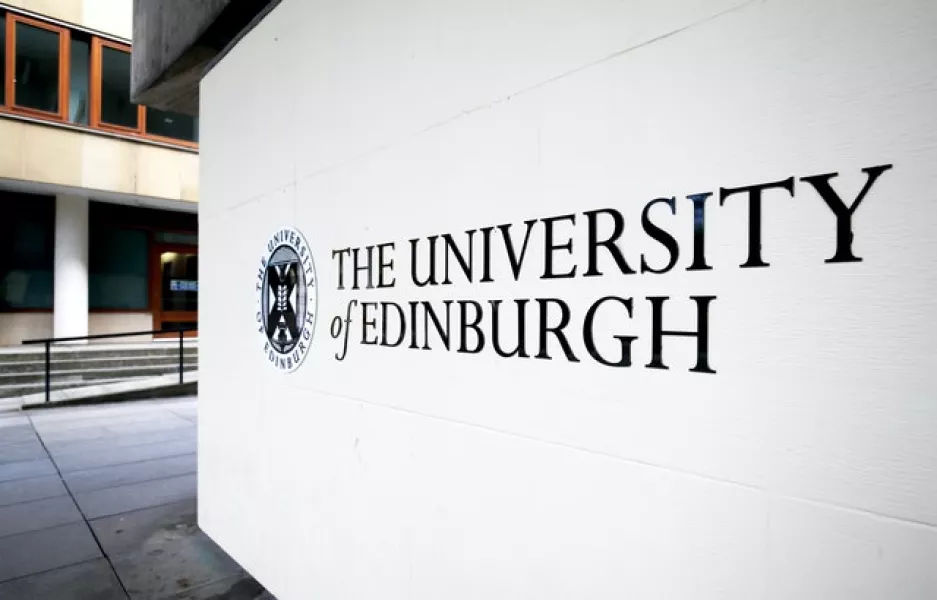 University of Edinburgh co-authored a paper on the find (Jane Barlow/PA)