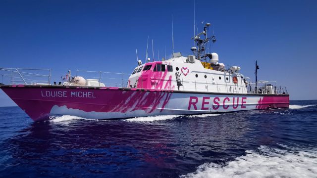 Banksy-Funded Rescue Boat Saving Refugees In Mediterranean