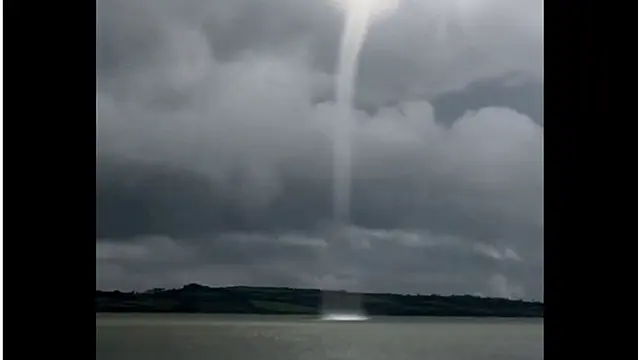 Eyewitness Footage Captures Rare Waterspout In Co Kerry