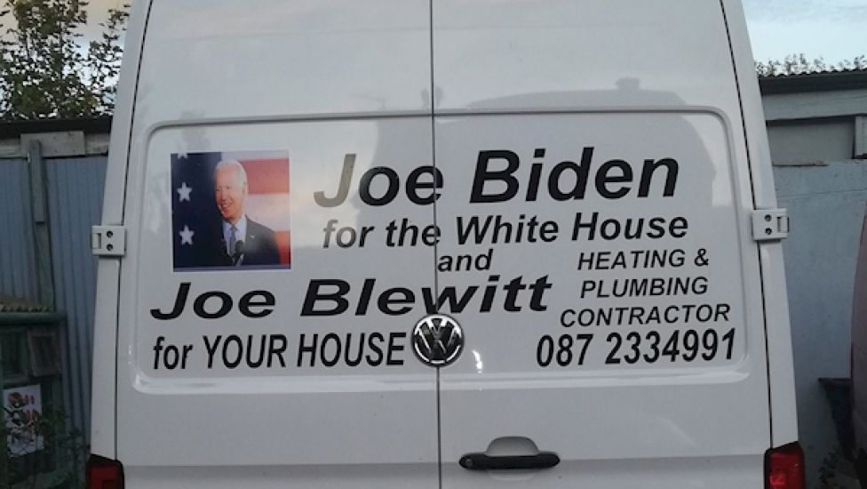 Mayo Plumber Supports Cousin Joe Biden's Presidential Run With Snappy Slogan