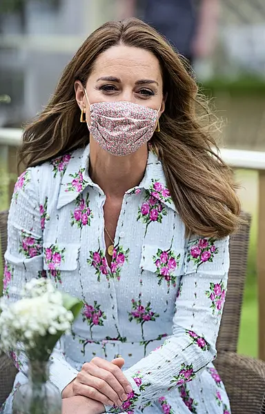 The Duchess of Cambridge during a visit to Shire Hall Care Home in Cardiff (Jonathan Buckmaster/PA)