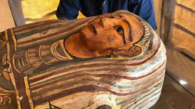 Dozens Of Coffins Decorated With Hieroglyphics Found In Egyptian Necropolis