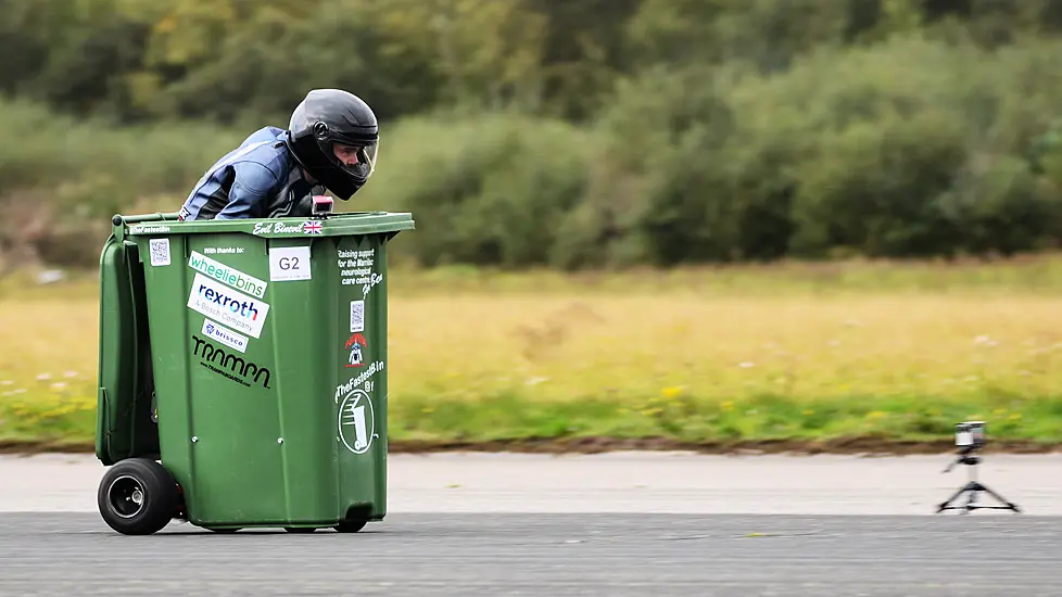 Motorised Wheelie Bin And Fastest Wheelchair Set New World Records