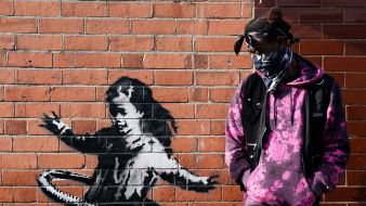 Banksy Confirms New Hula Hoop Mural Is His Work